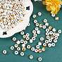 200Pcs Handmade Porcelain Beads Kit for DIY Bracelet Making, with Elastic Thread