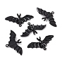 Подвески из сплава хэллоуина с эмалью, летучая мышь
