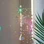 Christmas AB Color Snowflake Crystal Sun Catcher Icicle Pendant Window Christmas Tree Decoration