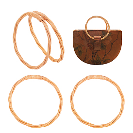 Pandahall элита 4ручка для сумки из ротанга, кольцо, аксессуары для замены сумок