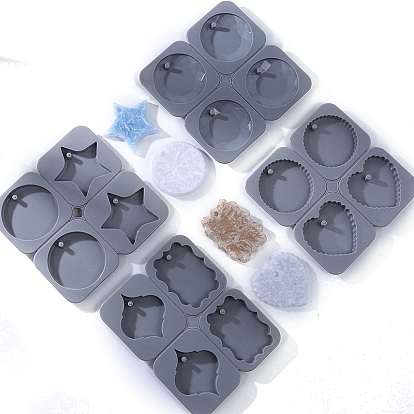 Квадратная подвесная тарелка капающий клей форма, Формы для ароматерапевтических свечей на день святого валентина