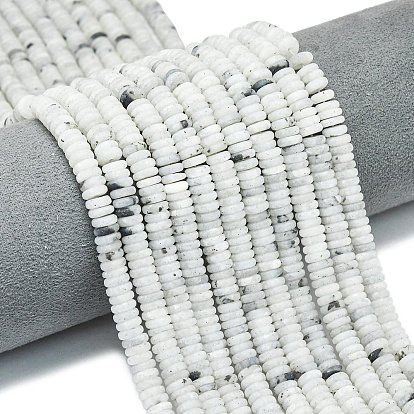 Натуральный лабрадорит, рондель