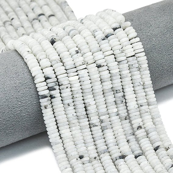 Натуральный лабрадорит, рондель