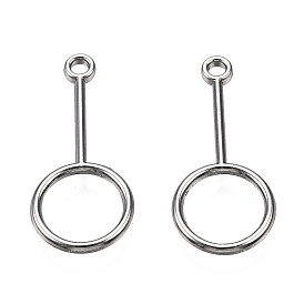 Подвески из сплава , без кадмия, без никеля и без свинца, кольцо