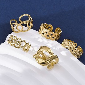 304 открытая манжета из нержавеющей стали для женщин