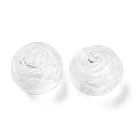 Transparent Acrylic Beads, Flower