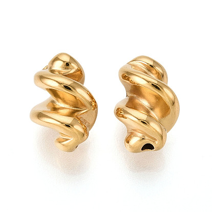 Гофрированные 304 бусины из нержавеющей стали