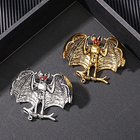 Bat Alloy Brooch for Backpack Clothes