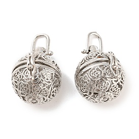 Филигранные круглые подвески из латунной клетки, для ожерелья