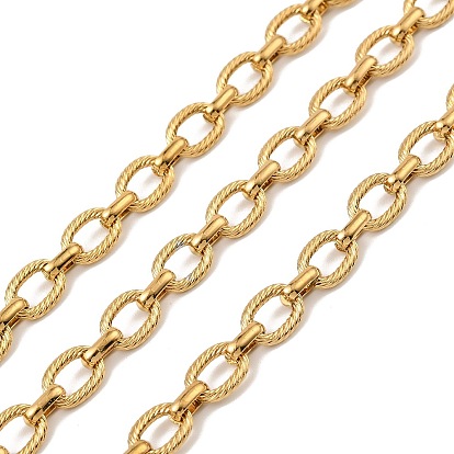 304 цепи из текстурированной нержавеющей стали с овальными звеньями, ионное покрытие (ip), несварные, с катушкой