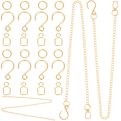 Наборы для самостоятельного изготовления ловцов солнца, в комплект входят 10 шт. зажимов и штифтов, 10шт кольца прыжок, 10шт. крючок из нержавеющей стали, 10м скрученные цепи