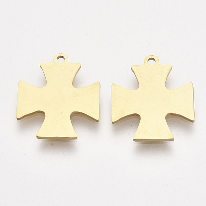 201 Stainless Steel Pendants, Laser Cut Pendants, Cross