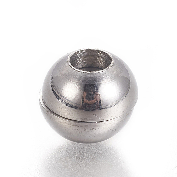 304 магнитные застежки из нержавеющей стали с клеевыми концами, круглые