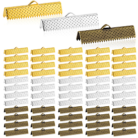 300шт 3 цвета железные концы ленты, прямоугольные