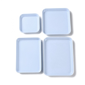 Plastic Jewelry Plates, Storage Tray for Rings, Necklaces, Earrin