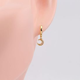 925 Silver Moon Earrings - Chic and Trendy Lunar Dangle Ear Hooks