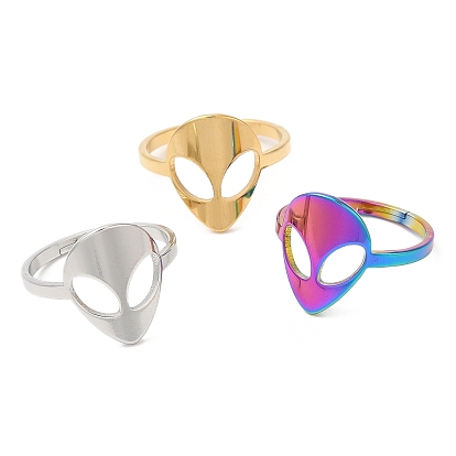 304 регулируемое кольцо для лица инопланетянина из нержавеющей стали для женщин