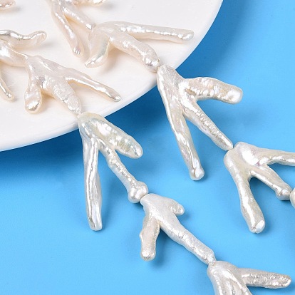 Натуральный жемчуг в стиле барокко кеши, зарождающаяся жемчужина, куриный носок