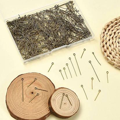 1000 шт. 5 стили в тибетском стиле, железная булавка с ушком