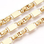 Alloy Irregularity Lock Link Chain, Unwelded, with Spool
