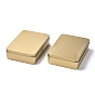 Defective Closeout Sale, Rectangular Empty Tinplate Boxes, with Slip-on Lids, Mini Portable Box Containers
