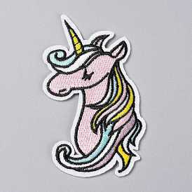 Computerized Embroidery Cloth Iron on/Sew on Patches, Costume Accessories, Appliques, Unicorn