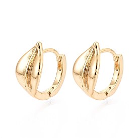 Латунные серьги обруча, лист, без никеля 