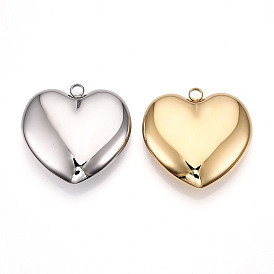 304 из нержавеющей стали большие кулоны, шарма сердца