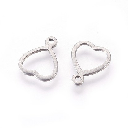 304 подвески из нержавеющей стали с открытым сердцем, полый