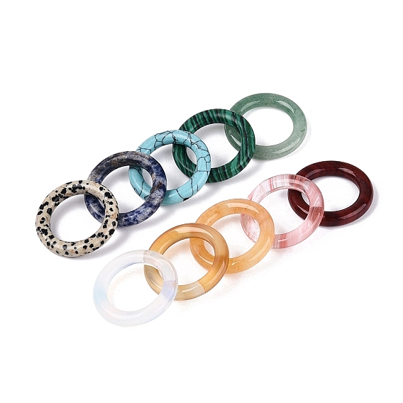 Natural & Synthetic Gemstone Linking Rings, Ring