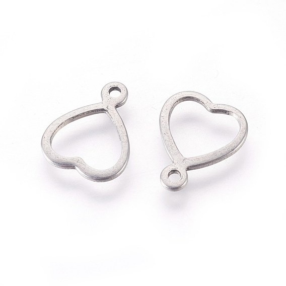 304 подвески из нержавеющей стали с открытым сердцем, полый
