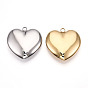 304 из нержавеющей стали большие кулоны, шарма сердца