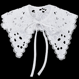 Искусственный воротник из полиэфирного кружева, отделка декольте, аксессуары для одежды diy