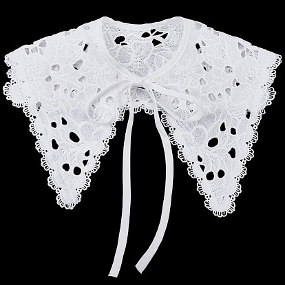 Искусственный воротник из полиэфирного кружева, отделка декольте, аксессуары для одежды diy