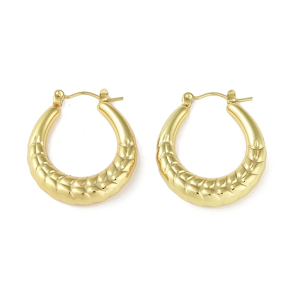 Ion Plating(IP) 304 Stainless Steel Hoop Earrings for Women, Ring