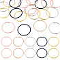 20Pcs 5 Colors Iron Rings, DIY Craft Making Supplies