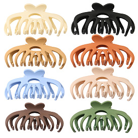 12CM Butterfly Hair Claw for Women, Matte Shark Clip for Updo Hairstyles