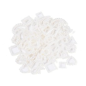 Абс пластиковые жемчужные бисера, разнообразные