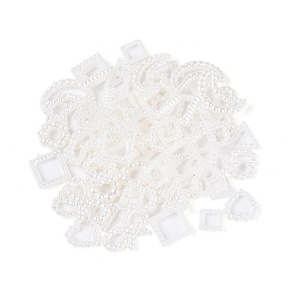 Абс пластиковые жемчужные бисера, разнообразные