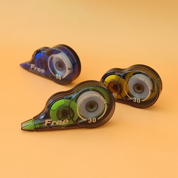 Пластиковая корректирующая лента, канцтовары школьные принадлежности