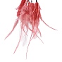 Железная тканая паутина/сетка с подвесками из перьев, вишневое кварцевое стекло дерево жизни подвесной орнамент, с пластиковой бисера, плоско-круглые
