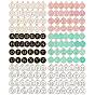 Golden Plated Alloy Enamel Charms, Enamelled Sequins, Cadmium Free & Lead Free, Flat Round with Alphabet, Letter A~Z