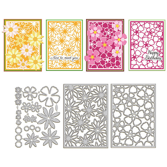 Углеродистая сталь разрезает трафареты, для diy scrapbooking, Фотоальбом, декоративная бумага для тиснения, цвет нержавеющей стали