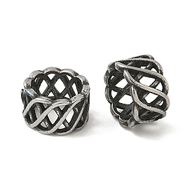 304 из нержавеющей стали бусы, бусины с большим отверстием, Полая колонна