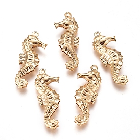 304 Stainless Steel Pendants, Sea Horse