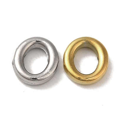 Ion Plating(IP) 304 Stainless Steel Beads, Oval