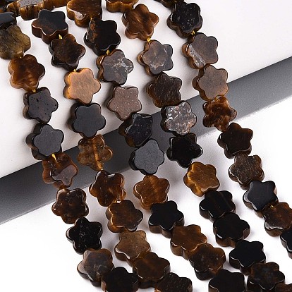 Природных тигровый глаз бисер нитей, звезда