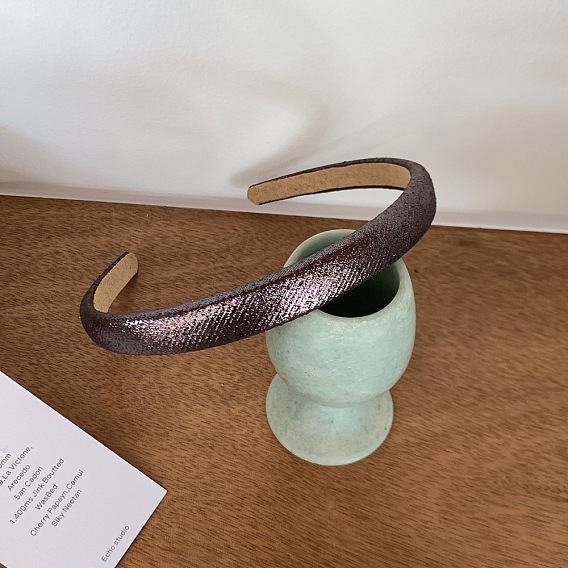 Блестящая повязка на голову для женщин в стиле ретро, милые и крутые аксессуары для волос