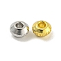 Perles en laiton, sans cadmium et sans nickel et sans plomb, rondelle