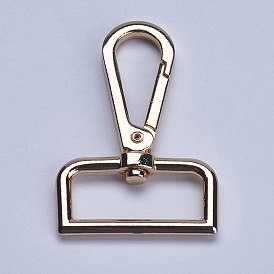 Поворотные шарниры из сплава цинка, карабины для распашных ворот, прямоугольные, для сумочной фурнитуры